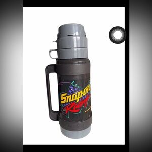 THERMOS Made In England Snap-On racing 1.0 Litres 2 cups & Cream Cup